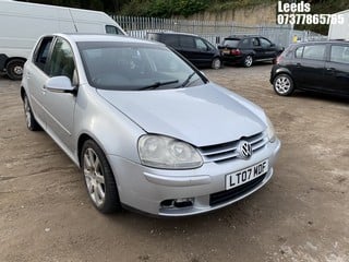 Location: Leeds - 2007 VOLKSWAGEN GOLF SPORT TDI DSG 5 Door Hatchback REG: LT07MDF, Keys: No, MOT Expiry date: 19-11-2024, 1968 Diesel, 6 Speed Auto Diesel, Former Keepers: 7