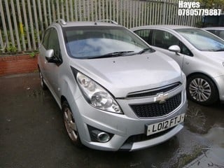 Location:  Hayes - 2012 CHEVROLET SPARK LT 5 Door Hatchback REG: LO12FTJ, Keys: No, MOT Expiry date: 20/06/2024, 1206 Petrol, 5 Speed Manual Petrol, Former Keepers: 5