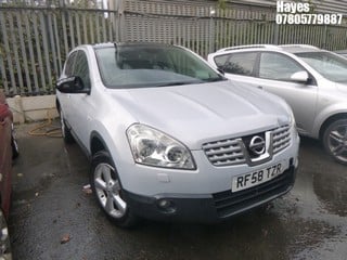 Location:  Hayes - 2009 NISSAN QASHQAI TEKNA 5 Door Hatchback REG: RF58TZR, Keys: No, MOT Expiry date: 18/10/2024, 1598 Petrol, 5 Speed Manual Petrol, Former Keepers: 6