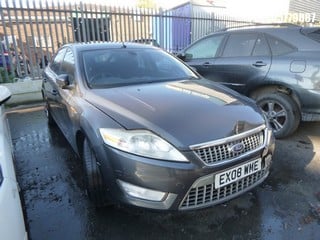 Location:  Hayes - 2008 FORD MONDEO TITANIUM A 5 Door Hatchback REG: EX08WME, Keys: No, MOT Expiry date: 01/10/2024, 2261 Petrol, 6 Speed Auto Petrol, Former Keepers: 6