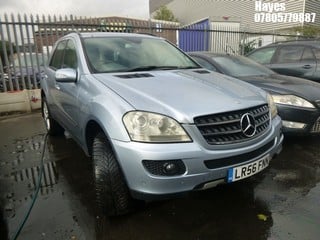 Location:  Hayes - 2006 MERCEDES ML 320 CDI SE AUTO Estate REG: LR56FNN, Keys: No, MOT Expiry date: 12/02/2025, 2987 Diesel, 7 Speed Auto Diesel, Former Keepers: 6