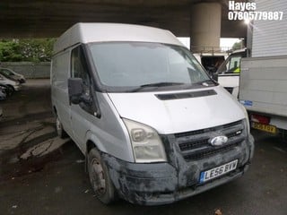 Location:  Hayes - 2007 FORD TRANSIT 85 T280S FWD Panel Van REG: LE56BVW, Keys: No, MOT Expiry date: 08/01/2024, 2198 Diesel, 5 Speed Manual Diesel, Former Keepers: 7