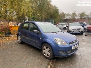 Location: Manchester - 2006 FORD FIESTA ZETEC CLIMATE 5 Door Hatchback REG: KS55NLX, 1242 Petrol, 5 Speed Manual Petrol, Former Keepers: 5, Keys: No, MOT Expiry date: 09/04/2025