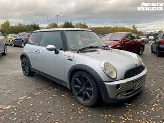 Location: Manchester - 2004 MINI MINI COOPER 3 Door Hatchback REG: LM54JYK, 1598 Petrol, 5 Speed Manual Petrol, Former Keepers: 8, Keys: No, MOT Expiry date: 07/02/2025