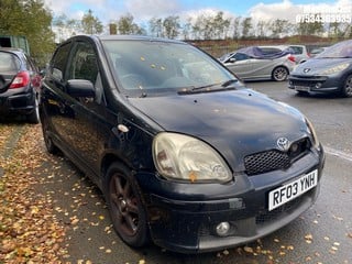 Location: Manchester - 2003 TOYOTA YARIS T SPORT VVTI 5 Door Hatchback REG: RF03YNH, 1497 Petrol, 5 Speed Manual Petrol, Former Keepers: 7, Keys: No, MOT Expiry date: 12/02/2025