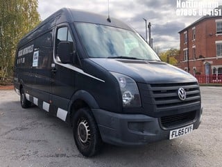 Location: Nottingham - 2015  VOLKSWAGEN  CRAFTER CR35 TDI  Panel Van  REG: FL65CVY, 1968cc Diesel , 6 Speed Manual Diesel , Former Keepers: 1, Keys: Yes, MOT Expiry date: 12/11/2024