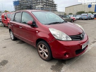 Location: North Woolwich - 2011 NISSAN NOTE TEKNA MPV REG: PF11DZR, Keys: No, MOT Expiry date: 04/04/2025, 1598 Petrol, 5 Speed Manual Petrol, Former Keepers: 8