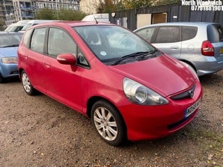 Location: North Woolwich - 2008 HONDA JAZZ SE 5 Door Hatchback REG: ND58HXT, Keys: No, MOT Expiry date: 27/08/2024, 1339 Petrol, 5 Speed Manual Petrol, Former Keepers: 3