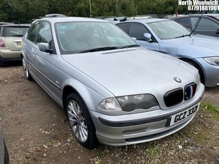 Location: North Woolwich - 2000 BMW 323I SE 4 Door Saloon REG: GCZ3321, Keys: No, MOT Expiry date: 16/05/2022, 2500 Petrol, 5 Speed Auto Petrol, Former Keepers: 7