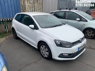 Location: Belvedere - 2014 VOLKSWAGEN POLO S 3 Door Hatchback REG: SF64WHG, Keys: No, MOT Expiry date: 05.02.2024, 999 Petrol, 5 Speed Manual Petrol, Former Keepers: 4