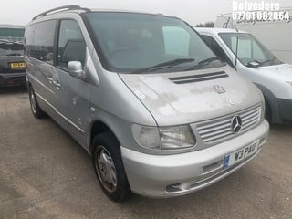 Location: Belvedere - 2002 MERCEDES V220 CDI AMBIENTE AUTO MPV REG: W3PAU, Keys: No, MOT Expiry date: 04/08/2024, 2151 Diesel, 4 Speed Auto Diesel, Former Keepers: 5