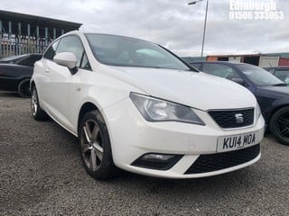 Location: Edinburgh - 2014 SEAT IBIZA TOCA 3 Door Hatchback REG: KU14MOA, Keys: No, MOT Expiry date: 15/11/2024, 1390 Petrol, 5 Speed Manual Petrol, Former Keepers: 5