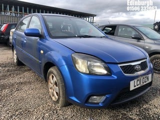 Location: Edinburgh - 2011 KIA RIO 2 5 Door Hatchback REG: LC11OZN, Keys: No, MOT Expiry date: 03/09/2024, 1399 Petrol, 5 Speed Manual Petrol, Former Keepers: 3