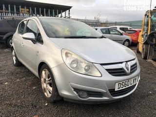 Location: Edinburgh - 2010 VAUXHALL CORSA SE 5 Door Hatchback REG: DS60LVY, Keys: No, MOT Expiry date: 13/04/2024, 1398 Petrol, 5 Speed Manual Petrol, Former Keepers: 8