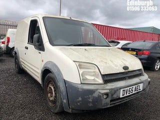 Location: Edinburgh - 2005 FORD TRAN CONNECT 200 D SWB Panel Van REG: DV55AEL, Keys: No, MOT Expiry date: 12/09/2023, 1753 Diesel, 5 Speed Manual Diesel, Former Keepers: 9