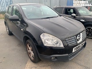 NOTE: ATF Registered Buyers ONLY - Location: Belvedere - 2008 NISSAN QASHQAI ACENTA 4WD 5 Door Hatchback REG: YD08CNY, MOT Expiry: 06/02/2025,+ 6 Speed Manual Petrol, Former Keepers: 9