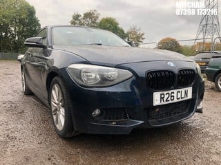 Location: Mitcham - 2013 BMW  114I SE 3 Door Hatchback REG: R26CLN, Keys: No, MOT Expiry date: 18/02/2025, 1598 Petrol, 6 Speed Manual Petrol, Former Keepers: 5