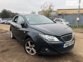 Location: Mitcham - 2011 SEAT IBIZA SE COPA CR TDI ECOM 5 Door Hatchback REG: VK61VDF, Keys: No, MOT Expiry date: 24/06/2025, 1199 Diesel, 5 Speed Manual Diesel, Former Keepers: 1