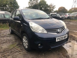 Location: Mitcham - 2009 NISSAN NOTE ACENTA MPV REG: PX09WBY, Keys: No, MOT Expiry date: 15/09/2025, 1386 Petrol, 5 Speed Manual Petrol, Former Keepers: 3