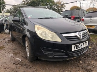 Location: Mitcham - 2008 VAUXHALL CORSA LIFE 3 Door Hatchback REG: YB08FTD, Keys: No, MOT Expiry date: 11/02/2025, 1229 Petrol, 5 Speed Manual Petrol, Former Keepers: 7