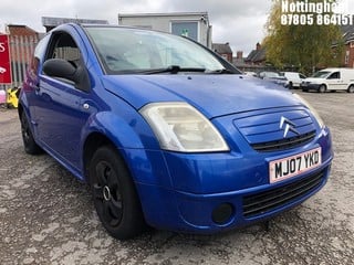 Location: Nottingham - 2007 CITROEN C2 DESIGN 3 Door Hatchback REG: MJ07YKD, Keys: No, MOT Expiry date: 13/06/2025, 1124 Petrol, 5 Speed Manual Petrol, Former Keepers: 9