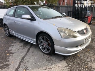 Location: Nottingham - 2005 HONDA CIVIC SPORT 3 Door Hatchback REG: OE54YOJ, Keys: No, MOT Expiry date: 03/07/2025, 1590 Petrol, 5 Speed Manual Petrol, Former Keepers: 6