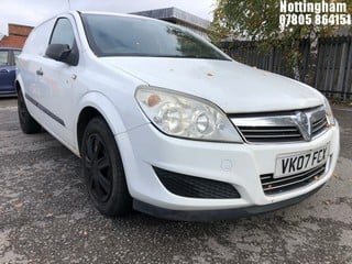 Location: Nottingham - 2007 VAUXHALL ASTRA CLUB CDTI Car Derived Van REG: VK07FCX, Keys: No, MOT Expiry date: 29/11/2024, 1248 Diesel, 5 Speed Manual Diesel, Former Keepers: 5