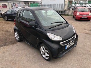 Location: BRENTWOOD - 2014 SMART FORTWO PULSE MHD AUTO COUPE REG: LJ64YFP, 999cc PETROL, 5 SPEED AUTO PETROL, Former Keepers: 4, Keys: No, MOT: Expiry date11.08.2024