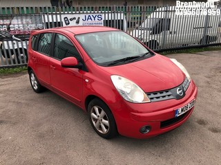 Location: BRENTWOOD - 2008 NISSAN NOTE ACENTA MPV REG: LM08ZDD, 1386cc PETROL, 5 SPEED MANUAL PETROL, Former Keepers: 6, Keys: No, MOT: Expiry date21.11.2024