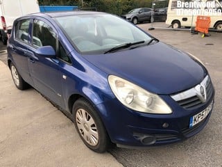 Location: BRENTWOOD - 2007 VAUXHALL CORSA CLUB A/C CDTI 5 DOOR HATCHBACK REG: KP57FFR, 1248cc DIESEL, 5 SPEED MANUAL DIESEL, Former Keepers: 5, Keys: No, MOT: Expiry date10/05/2025