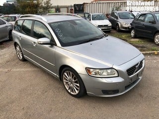 Location: Brentwood - 2009 VOLVO V50 SE LUX D AUTO Estate REG: HY59WDW, Keys: No, MOT Expiry date: 11/10/2022, 1998 Diesel, 6 Speed Auto Diesel, Former Keepers: 5