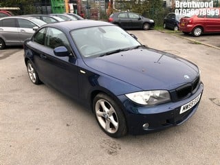 Location: Brentwood - 2009 BMW 118D SPORT Coupe REG: MW59EUU, Keys: No, MOT Expiry date: 02/03/2024, 1995 Diesel, 6 Speed Manual Diesel, Former Keepers: 6