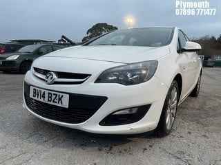 Location: Plymouth - 2014 VAUXHALL  ASTRA TECH LINE CDTI ECOF 5 Door Hatchback REG: BV14BZK, Keys: No, MOT Expiry date: 26/03/2024, 1686 Diesel, 6 Speed Manual Diesel, Former Keepers: 3