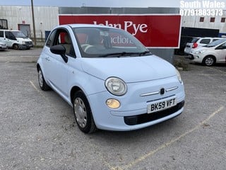 Location: South Wales - 2009 FIAT  500 POP 3 DOOR HATCHBACK REG: BK59VFT, 1242cc PETROL, 5 SPEED MANUAL PETROL, Former Keepers: 2, Keys: Yes, MOT Expiry date: 17/04/2025