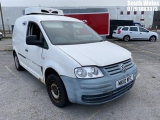 Location: South Wales - 2010 VOLKSWAGEN CADDY C20 TDI 104 Panel Van REG: MK10WFC, Keys: No, MOT Expiry date: 19/02/2024, 1896 Diesel, 5 Speed Manual Diesel, Former Keepers: 5