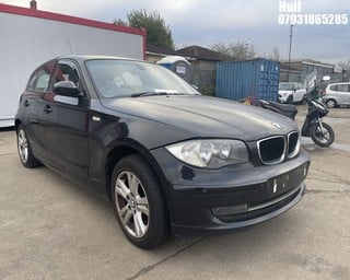 Location: Hull - 2007 BMW 116I SE 5 Door Hatchback REG: OK07KLK, Keys: Yes, MOT Expiry date: 20/02/2024, 1596 Petrol, 6 Speed Manual Petrol, Former Keepers: 7