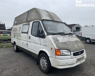 Location: Hull - 1995 FORD TRANSIT 190 LWB Panel Van REG: N926XDC, Keys: No, MOT Expiry date: 23/09/2025, 2496 Diesel, 6 Speed Auto Diesel, Former Keepers: 13