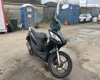 Location: Hull - 2012 HONDA NSC 110 WH-B Motorcycle REG: YB61VOP, Keys: No, MOT Expiry date: 20/12/2024, 108 Petrol, , Former Keepers: 4