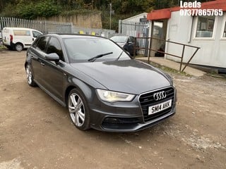 Location: Leeds - 2014  AUDI  A3 S LINE TDI QUATTRO S-A 5 Door Hatchback REG: SM14AKK, 1968cc Diesel , 6 Speed Semi Auto Diesel, Former Keepers: 5, Keys: Yes, MOT Expiry date: 17-12-2024