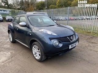 Location: Leeds - 2012 NISSAN JUKE VISIA DCI 5 Door Hatchback REG: BN12NZT, Keys: No, MOT Expiry date: 18-09-2025, 1461 Diesel, 6 Speed Manual Diesel, Former Keepers: 7