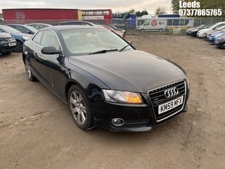 Location: Leeds - 2009 AUDI A5 SE TDI QUATTRO AUTO Coupe REG: KM59MFX, Keys: No, MOT Expiry date: 25-09-2024, 2967 Diesel, 6 Speed Auto Diesel, Former Keepers: 6