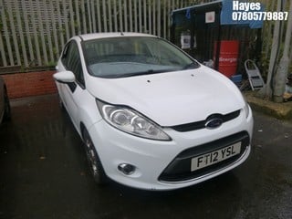 Location:  Hayes - 2012 FORD FIESTA ZETEC 5 Door Hatchback REG: FT12YSL, Keys: No, MOT Expiry date: 08/08/2024, 1242 Petrol, 5 Speed Manual Petrol, Former Keepers: 8