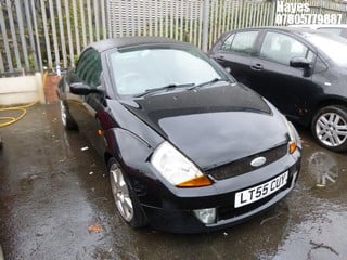 Location:  Hayes - 2005 FORD STREETKA WINTER Convertible REG: LT55CUY, Keys: No, MOT Expiry date: 18/11/2023, 1599 Petrol, 5 Speed Manual Petrol, Former Keepers: 9