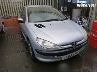 Location:  Hayes - 2003 PEUGEOT 206 VERVE 5 Door Hatchback REG: LC03LFF, Keys: No, MOT Expiry date: 30/03/2024, 1360 Petrol, 5 Speed Manual Petrol, Former Keepers: 4