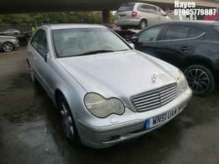 Location:  Hayes - 2001 MERCEDES C240 ELEGANCE AUTO 4 Door Saloon REG: WN51UAW, Keys: No, MOT Expiry date: 15/10/2024, 2597 Petrol, 5 Speed Auto Petrol, Former Keepers: 6