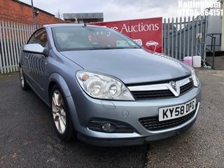 Location: Nottingham - 2008 VAUXHALL  ASTRA TWIN TOP DESIGN Convertible REG: KY58DFG, 1796 Petrol , 5 Speed Manual, Former Keepers: 3, Keys: Yes, MOT Expiry date: 13/09/2024