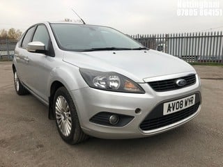 Location: Nottingham - 2008 FORD FOCUS TITANIUM 125 5 DOOR HATCHBACK REG: AV08WYR, 1798cc PETROL, 5 SPEED MANUAL PETROL, Former Keepers: 3, Keys: Yes, MOT Expiry date: 05/05/2025