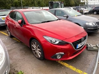 Location: North Woolwich - 2016 MAZDA 3 SPORT NAV D 4 Door Saloon REG: LP16OSA, Keys: No, MOT Expiry date: 22/02/2025, 2184 Diesel, 6 Speed Manual Diesel, Former Keepers: 1