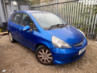 Location: North Woolwich - 2007 HONDA JAZZ SE CVT 5 Door Hatchback REG: LB07XEF, Keys: No, MOT Expiry date: 09/06/2024, 1339 Petrol, Variable Speed Auto Petrol, Former Keepers: 8