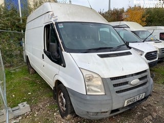 Location: North Woolwich - 2010 FORD  TRANSIT 115 T350L RWD Panel Van REG: BN10LTJ, Keys: No, MOT Expiry date: 06/02/2024, 2402 Diesel, 6 Speed Manual Diesel, Former Keepers: 2